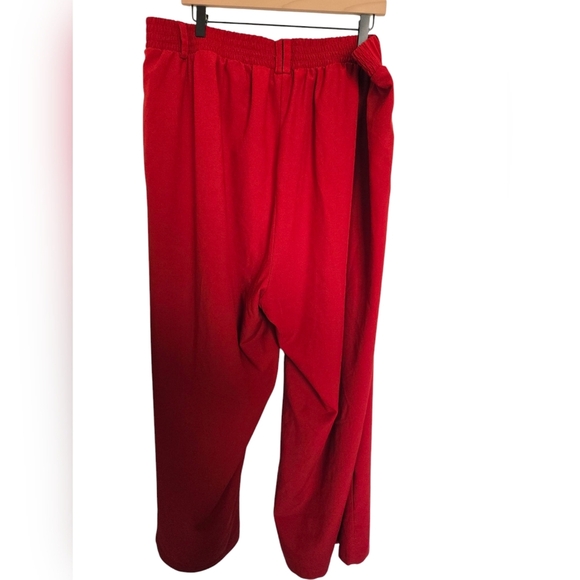 Torrid Red Wide Leg Pants Vibrant Flowing Design Size 3 - Picture 3 of 3